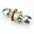 海斯迪克 不锈钢球形锁 加重型铜锁芯 室内木门铝合金门锁HKsq-520 不带钥匙中心距70MM长舌