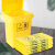 百金顿 黄色医疗垃圾袋加厚手提式 医院废弃诊所回收手提背心式 60*70cm适用30L 100只装