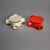 众立诚 PVC圆形司令盒 圆三通线盒（带盖）三四通16 20mm加高加厚阻燃分线盒 精品16三通(红色)10个装  单位：包