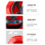 星工（XINGONG）透气型ABS安全帽 电力工程工地建筑施工头盔XGV-1  红色