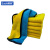 苏识 珊瑚绒洗车毛巾 30×40cm 蓝色+黄色 条