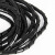 BOWERY缠绕管PE塑料束线管电脑线缆整理电线收纳理线管光纤保护电源线网线包线管8mm黑色 12米/卷 1卷