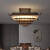 苏印 新中式茶室吸顶灯禅意中国风设计师会所别墅工程定制餐厅灯 65cm方形-40W三色变光