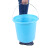 兰诗（LAUTEE）DA2156 多规格塑料水桶手提桶加厚水桶 口径32*高28cm约13升  5个装蓝色