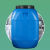 塑料桶蓝色加厚水桶酵素桶油桶酒桶25L升100斤方桶蓝色实验室用桶 蓝色50升100斤方桶大口