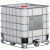 新勇士IBC集装桶吨桶500L1000升1吨储水罐塑料柴油桶化工桶水桶 1000L白色(全新内胆组装款)