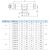 T型正三通外螺纹镀镍快速接头QTPB4 PB6 8 10 12-01 02 03 04 PB4-01