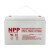 耐普NPP蓄电池NPG12-100AH 12V100AH UPS电源EPS消防应急电源直流屏免维护胶体电瓶替代NP12-100