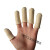 结实手工手指套劳保防滑耐磨布指套防护棉线加厚耐用线指套 20个