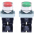 德力西LAY5s-BW3 带灯按钮金属型带灯平按钮 常开常闭 220V 22mm 红色 自复位1开1闭（24v）