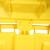 加厚黄色脚踏垃圾桶废物桶诊所医院灰色15L100L120升 120升黄色大轮