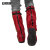 安赛瑞 反光款防雨鞋套 高筒牛津布防雨鞋套 便携式防水耐磨鞋套 雨鞋套红色XL码（40-41码） 28137