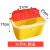 垃圾桶一次性锐器盒废弃针头利器盒医院诊所方形圆形黄色垃圾桶 8L翻盖方形【15+1】