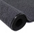 SS/苏识 PVC复合绒面防滑地毯垫 S-ST075 灰色 820×200cm 双条纹 片
