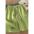 意森顿华夫格重磅短裤男士夏季薄款美式宽松休闲运动裤子沙滩五分中裤 黑色 M（85斤-105斤）