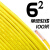 定制金联宇国标阻燃BVR1 1.5 2.5 4 6平方软多股铜芯家装电线铜线 6平方 单皮软线(100米)黄色