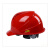 德威狮安全帽 国标施工玻钢加厚V型透气ABS高强度劳保夏太阳能风扇 23新款欧式透气（新款旋钮）红色四点式