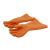 双安 25KV绝缘手套 舒适型高压防触电橡胶手套 均码 橙色 1副装
