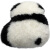 绿野客2023新款熊猫和花玩偶 熊猫和花花背影羊毛抱枕可爱靠垫沙发客厅 可爱熊猫三件套抱枕+坐垫+盖毯 其他规格