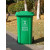 小区大号垃圾桶工业240升加厚分类塑料120商用带盖户外环卫大容量 加厚120L蓝色-可回收物