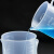 帝致 塑料烧杯实验室用化学计量杯带刻度量带柄烘培烧杯； 5ML[无手柄]