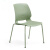 绿色塑钢接待椅会议室多功能休闲椅智慧教室学生椅美容职员椅前台 绿色 四脚+滑轮
