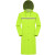 洛港 经典款单层荧绿 XL码 雨衣长款全身防暴雨男女单人成人新款雨披潮牌外套连体反光
