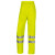 代尔塔407400 EN400LV 荧光雨衣套装PVC涂层涤纶面料反光衣 上衣+裤子 黄色 S 