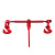 挚凌货车紧链器紧线器棘轮拉紧器链条收紧器铁链紧固器大件运输紧绳器备件 桔红色5吨3米1套（13mm 
