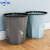 适用垃圾桶大号厨房厨余分类客厅创意宿舍厕所卧室卫生间马桶 大号（2个）绿+黑