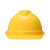 梅思安/MSA V-Gard500 ABS 透气孔V型安全帽工地施工建筑 超爱戴帽衬 黄色 1顶 可定制