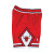 MITCHELL & NESS复古篮球裤 AUTHENTIC球员版刺绣 NBA公牛队短裤 MN男运动裤 97赛季-红色 L
