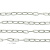 一  JGY8816  不锈钢长环链条 不锈钢铁链 金属链条  304不锈钢链 直径6mm长10米