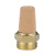 汇特益 铜质气动消声器 总长43MM 4分 5个/包（单位：包）