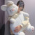 捉趣（ZHUOQU）大白兔子毛绒玩具抱枕公仔布娃娃抱睡鸭子玩偶兔年孩女友生日礼物 慵懒兔 80cm