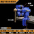 云启格重型台钳精密夹钳台桌虎钳多功能万向平口家用小型工作台 蓝色2.5寸万向精密桌虎钳