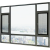 北京上海凤铝海螺断桥铝铝合金门窗封阳台隔音门窗加装PVB夹胶三层玻璃窗户断桥铝70平开窗铝包木阳光房 铝包木平开