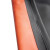 共泰 水产防水防油围裙耐酸碱加大加厚PVC围裙围腰 黑红复合 110*80cm