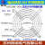 120小型轴流风机304不锈钢网罩机柜通风防护罩散热风扇金属网护手 GH120K-304不锈钢网罩