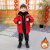迪士尼（Disney）男童拜年服唐装服加厚汉服中国风红色龙年本命过年儿童新年潮 红色 90