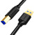 胜为（shengwei）打印线USB3.0打印机数据线 延长连接线 黑色 3米 UT-1030