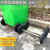 适用于环卫大垃圾桶配件轮子大号通用型轮轴户外240升实心轮胎轱 绿色 240升轴1根