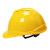 谋福加厚透气安全帽 V型三面透气 黄色（整箱40个）