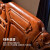 王木匠 红木家具 缅甸花梨（学名：大果紫檀）全实木中式沙发 中小型客厅家具套装组合 123六件套