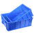 工创优品 加厚小号零件盒 塑料盒五金周转箱螺丝物料收纳盒 245*175*75mm 蓝色