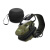 现货Howard Leight霍华德拾音降噪射击战术防护耳机耳罩可折叠 军绿色（耳机+方形收纳盒) 送音频线