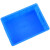 冰禹 BY-5S1 加厚塑料物流周转箱 工具零件盒收纳箱（hn） 4号蓝410*310*145mm