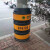恒畅安全防撞桶警示电线杆交通圆柱型防撞桶防撞墩反光电杆保护桶 黄黑1200*650*450