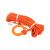京度 水上救生绳漂浮安全绳水下浮潜救援绳防汛救生绳索 8mm橘色+手环+钩 20米