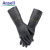 安思尔/Ansell 29-500 氯丁橡胶棉植绒防化手套30cm长 黑色 9码 12付/打 企业专享